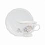 Imagem de Xícara Chá Com Pires 200 ml Porcelana Schmidt - Dec. Vitoria