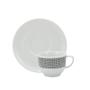 Imagem de Xícara Chá com Pires 200ml Porcelana Schmidt - Dec. Luna 2380