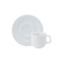 Imagem de Xicara Chá Com Pires 200ml Porcelana Schmidt - Mod. Waves 100