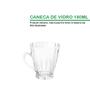 Imagem de Xícara Clássica Em Vidro Caneca Canelada Design Transparente Elegante Café Expresso Chá