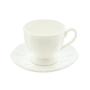 Imagem de Xícara Com Pires de Porcelana Café New Bone Butterfly 100ml