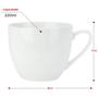 Imagem de Xícara De Chá com Píres De Porcelana Clean 220ml