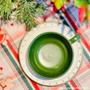 Imagem de Xícara de Chá Verde Mal com Pires Christmas Dots Plus 7585-104 - Alleanza