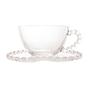 Imagem de XICARA P/CHA C/PIRES DE CRISTAL DE CHUMBO CORACAO 170ml