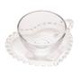 Imagem de XICARA P/CHA C/PIRES DE CRISTAL DE CHUMBO CORACAO 170ml