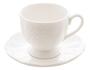 Imagem de Xícara Para Café Com Pires Lyor New Bone Butterfly Flower 10