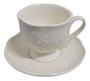 Imagem de Xícara Para Café Com Pires Lyor New Bone Butterfly Flower 10