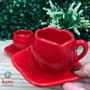 Imagem de Xícara Tulipa de Café com Pires em Porcelana Lisa