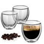 Imagem de Xícara Vidro Duplo Sem Alça Nespresso Kit 2un 250ml 