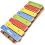 Imagem de Xilofone infantil kids 8 notas mdf colorido com baquetas