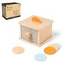 Imagem de YAANI Montessori Coin Box, Imbucare Box, Object Permanence Box, Montessori Toys for 1 Year olds, Baby Toys 12 Months, Montessori Toys, Baby Toys