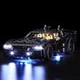 Imagem de YEABRICKS LED Light Kit para Lego - Technic The Batman Batmobile Building Blocks Model, LED Light Set Compatível com Lego 42127 (Lego Set NÃO Incluído)