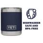 Imagem de YETI Rambler 10 oz Lowball, Vácuo Isolado, Aço Inoxidável com Tampa MagSlider, Marinha