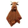 Imagem de Yikes gêmeos Longhorn Lovey cobertor para o bebê  Grande 20 "x 20" Baby Lovey para meninas ou meninos  Bonito Longhorn Cobertor de Segurança para Bebês e Crianças