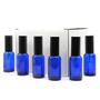 Imagem de YIZHAO 1oz Cobalt Blue Glass Spray Bottle para óleo essencial, frasco de pulverização pequeno vazio com névoa fina, recarregável para viagem, limpeza, colônia, perfume, planta, cabelo, aromaterapia, maquiagem, química-24 pcs