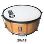 Imagem de ZABUMBA PHX 20x18'' COM CAPA BAQUETA CORREIA E BACALHAU
