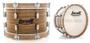 Imagem de Zabumba Torelli TZ733 Zebrano Natural 18x10 com Aros de Madeira e Casco em Eucalipto