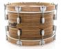 Imagem de Zabumba Torelli TZ733 Zebrano Natural 18x10 com Aros de Madeira e Casco em Eucalipto