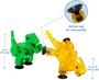 Imagem de Zing Stikbot Dino Combo 5 Pack, conjunto de 5 figuras de ação de Dino Colecionáveis Stikbot, Criar animação stop motion