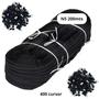 Imagem de Zipper preto n5 pacote com 200 mts + 400 cursores fecho