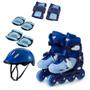 Imagem de Zippy Toys Kit Patins In Line Ajust Azul 34-37