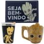 Imagem de Zona Criativa Kit Baby Groot Caneca, Copo Viagem E Capacho