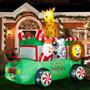 Imagem de Zoológico Inflável de Natal Joyido com 8 Luzes LED