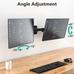 Imagem miniatura de Suporte de Parede para Monitor Duplo WALI 012ARM - 2x 27 Polegadas