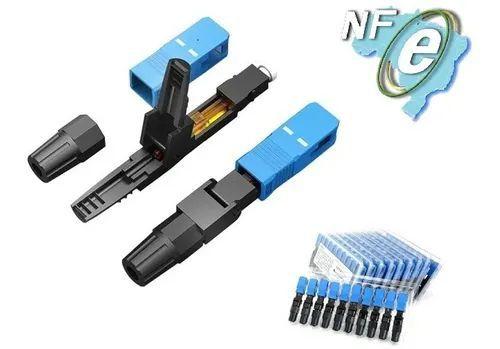 10 Conectores De Fibra Optica Sc/upc-p Azul - NX - Outros Informática ...