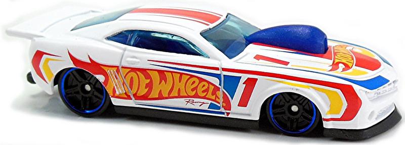 Hot Wheels Racing Circuit '10 Pro Stock Camaro 1:64 Scale Die-Cast Car – White, Collectible Model Vehicle - View #8