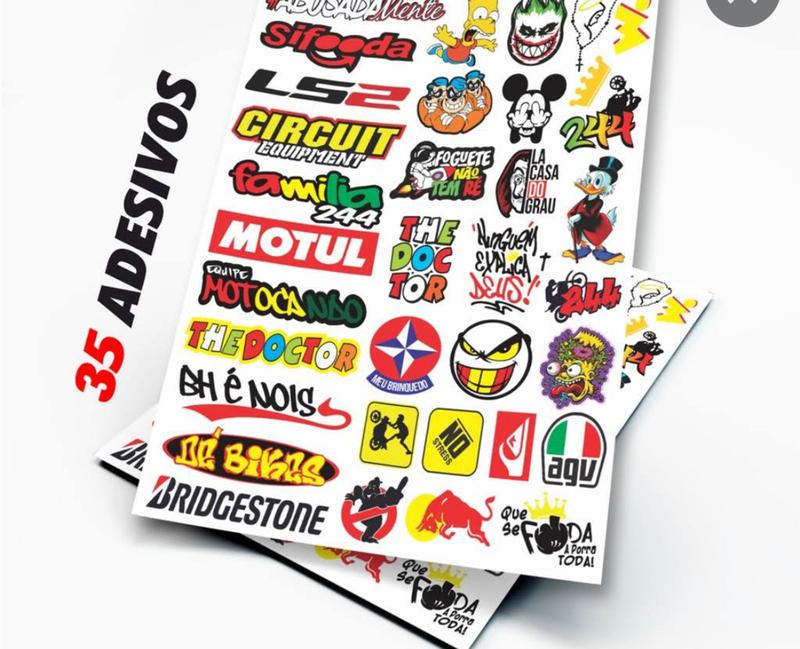 100 adesivos - Adesivos - Magazine Luiza