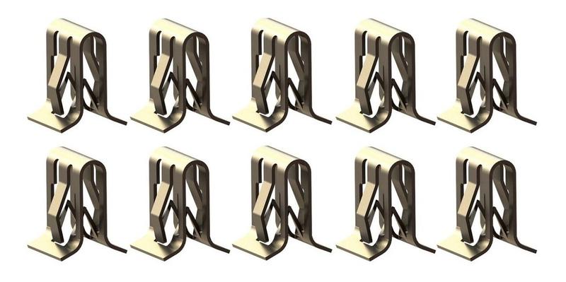 10x Presilha Revestimento Lateral Porta Malas Agile Tracker - Plastcar ...