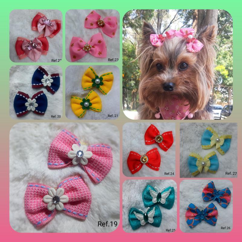 18 Laços Pet com Elástico para Cachorro Acessório - Duda Vest - Gravata ...
