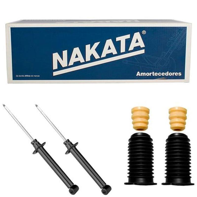 2 Amortecedor Gol G3 G4 99 a 2008 Traseiro Nakata e Kit - Amortecedor ...