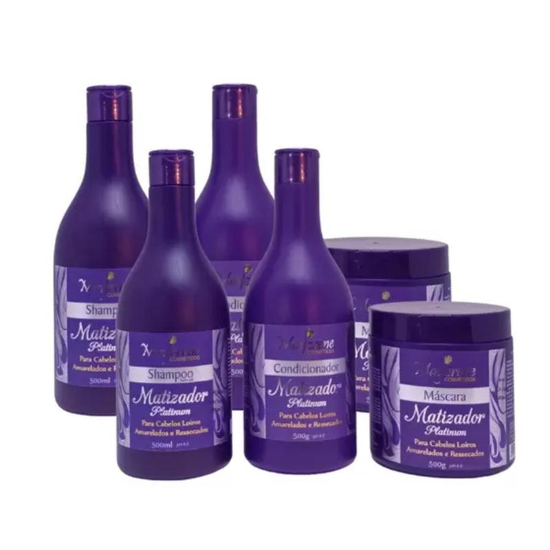 2 Kit matizador para cabelos loiros Maycrene 6x500g - Matizador ...