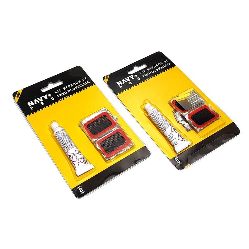 Kit Reparo Pneu Bicicleta 66 Peças RAINFLOW - Com Remendos E Ferramentas