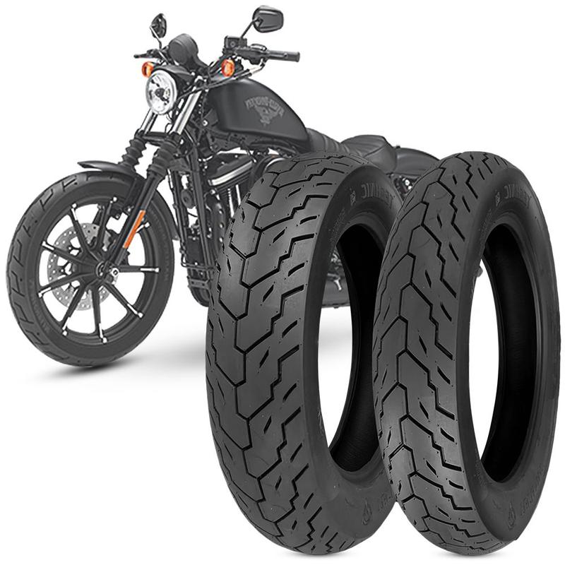 2 Pneu Moto Harley Iron 883 Technic 150/80-16 77h 100/90-19 57h Iron ...