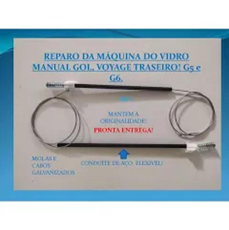 2 Reparo Máquina de Vidro manual do Gol e Voyage G5 e G6, cód: 0164 ...