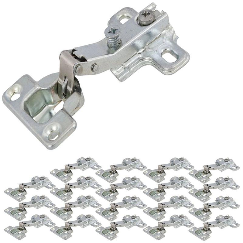 20 Peças - Dobradiça Para Armario Curva De 26mm - Albras - Dobradiças ...