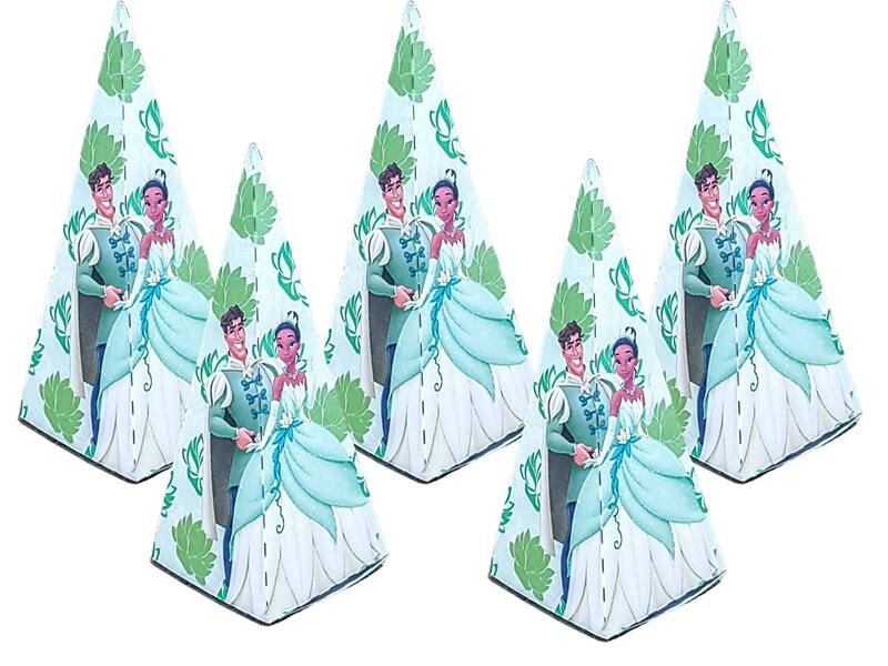 30 Caixa Cone A princesa e o Sapo - KIBUNITINHO - Meia - Magazine Luiza