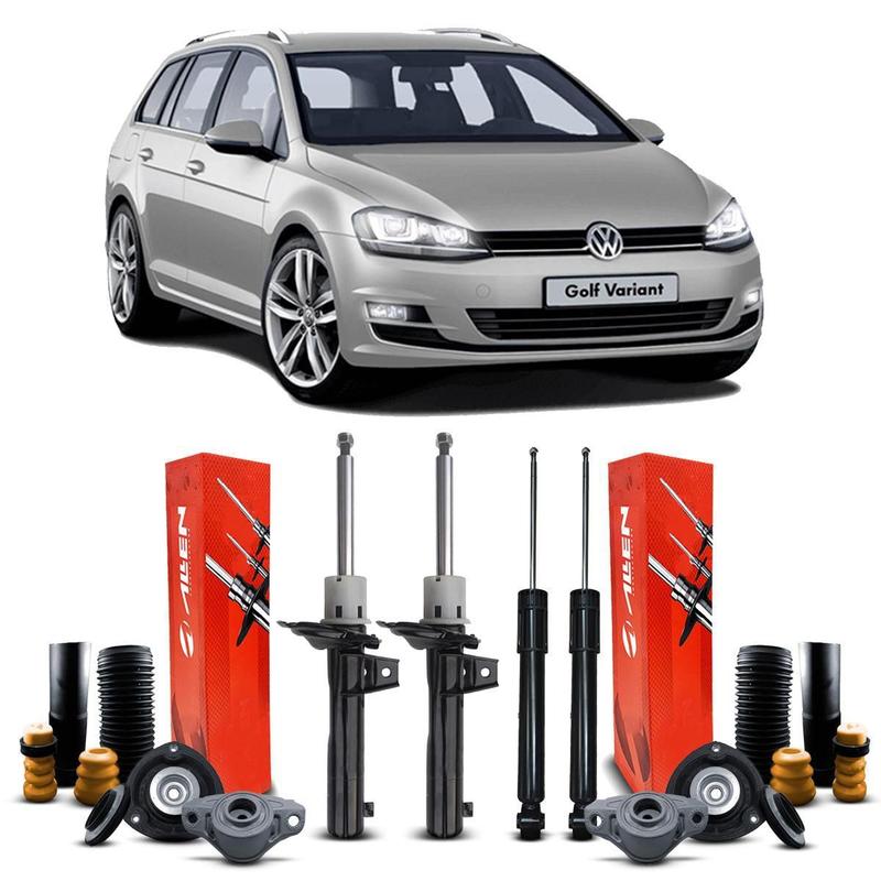 4 Amortecedor Kit Reparo Volkswagen Golf Variant 2015 A 2018 - Allen ...