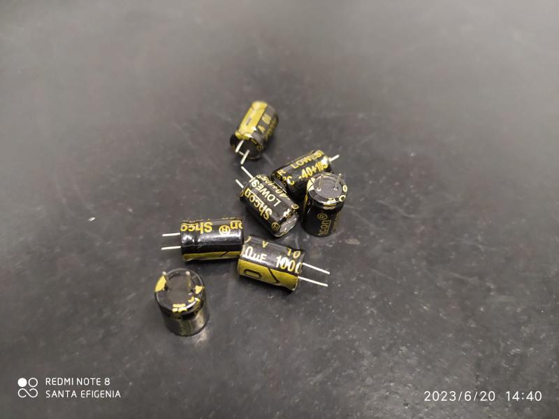 10-Pack Panasonic 1000uF 10V Low ESR Capacitors - Size 16mmx10mm, 105°C (EEUFC1A102) 6 thumbnail image