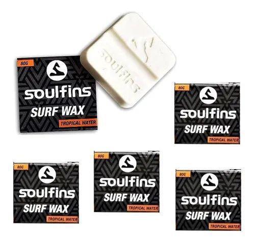 5 Parafina Surf Prancha Wax - 5 Unidades Soul Fins 80g - Armazém do ...