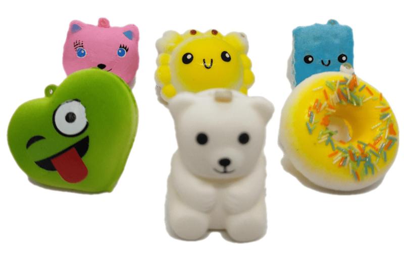 8 Brinquedos Squishys. Ideal para situações estressantes ou ...