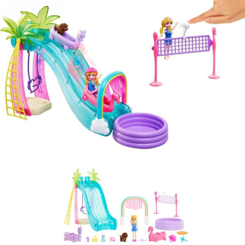 Acessorios Casa Da Polly Parque Aquatico Piscina Esportes - Mattel ...