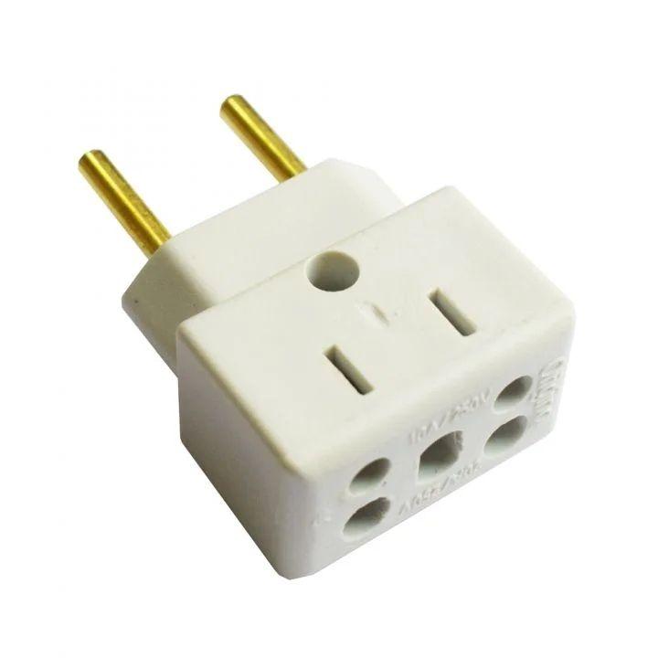 Adaptador 10a para 20a tomada para plug mais grosso Bivolt Bob Esponja ...