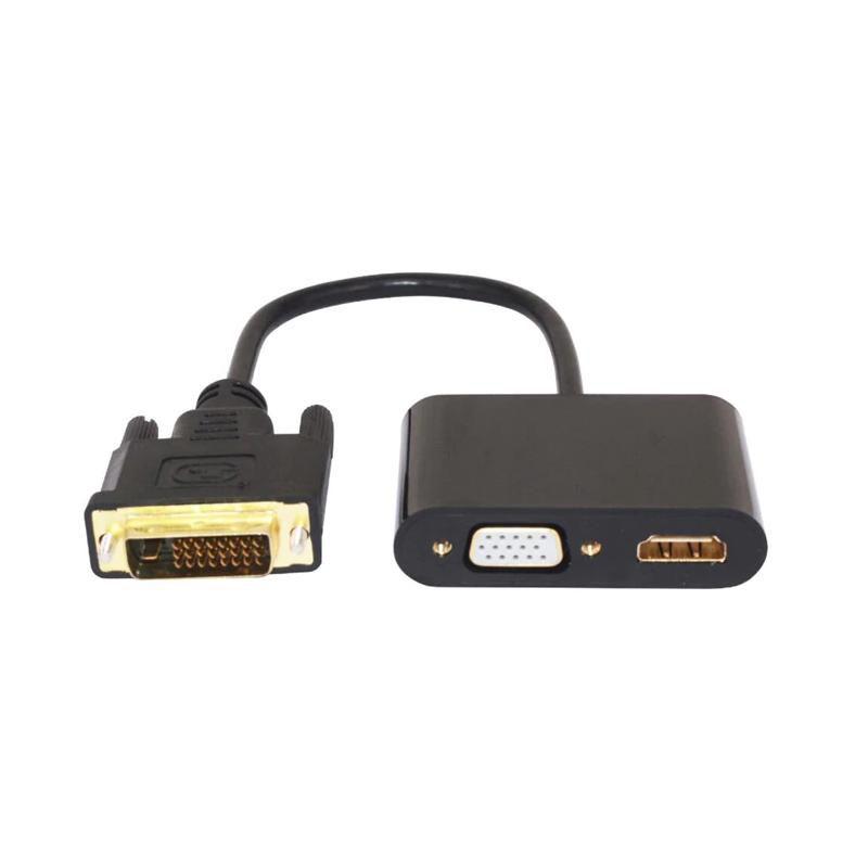Adaptador conversor dvi para hdmi vga divisor - HDMatters - Adaptadores ...