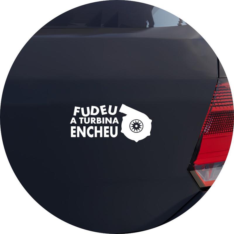 Adesivo de Carro Turbo Boost F*deu A Turbina Encheu - Melhor Adesivo ...