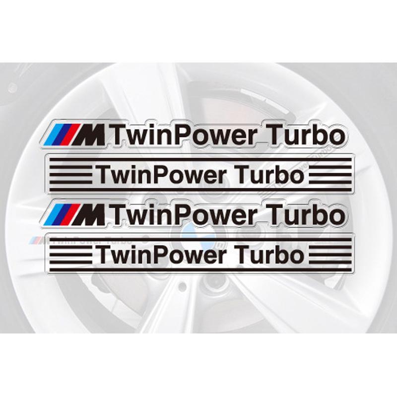 Adesivo M Twin Power Turbo Rodas Pinças Carro Moto Capacetes - Aliauto ...