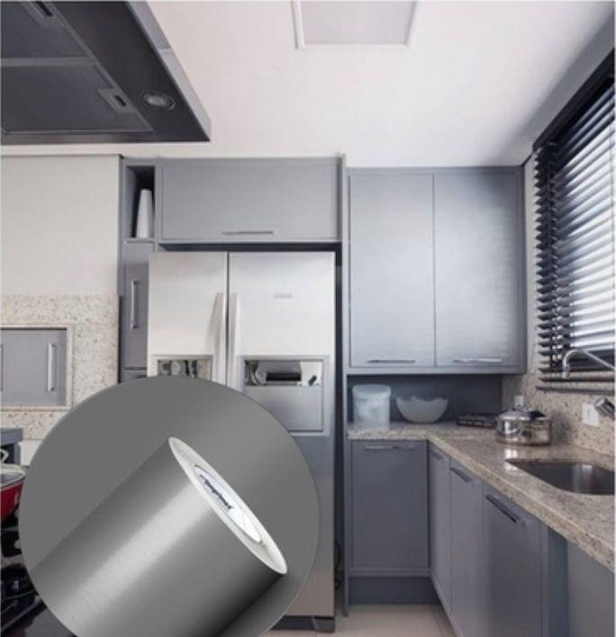Adesivo Para Envelopamento Armário De Cozinha 50cm X 3m - Imprimax ...